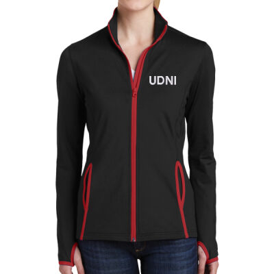 UDNI - Ladies Sport Wick ® Stretch Contrast Full Zip Jacket Thumbnail